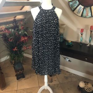 Fun Sangria Flowing Dot cocktail dress. Size 8